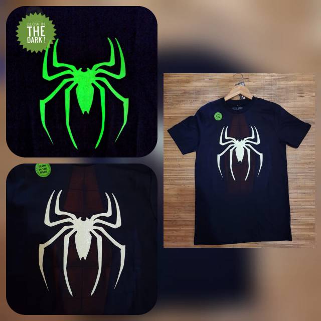 KAOS SUPERHERO AZURA SPIDERMAN GLOW IN THE DARK