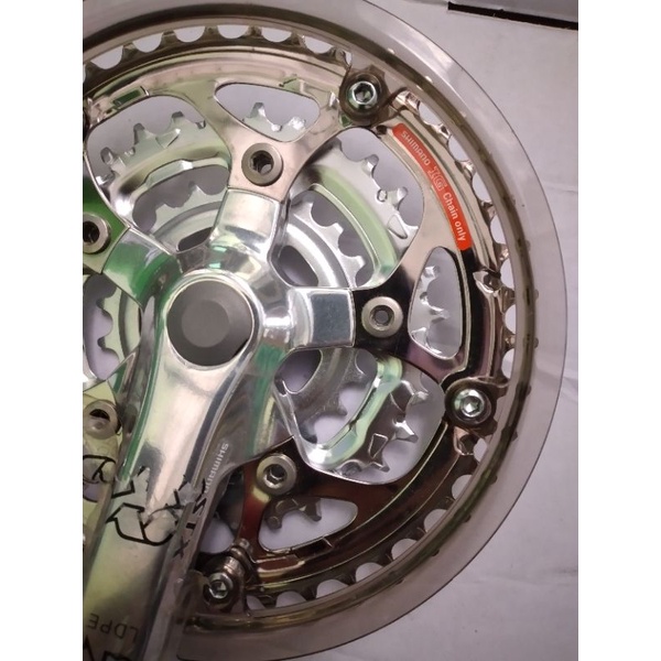 crank shimano STX via japan BB kotak triple 42 32 22 T NOS New Old Stock Vintage