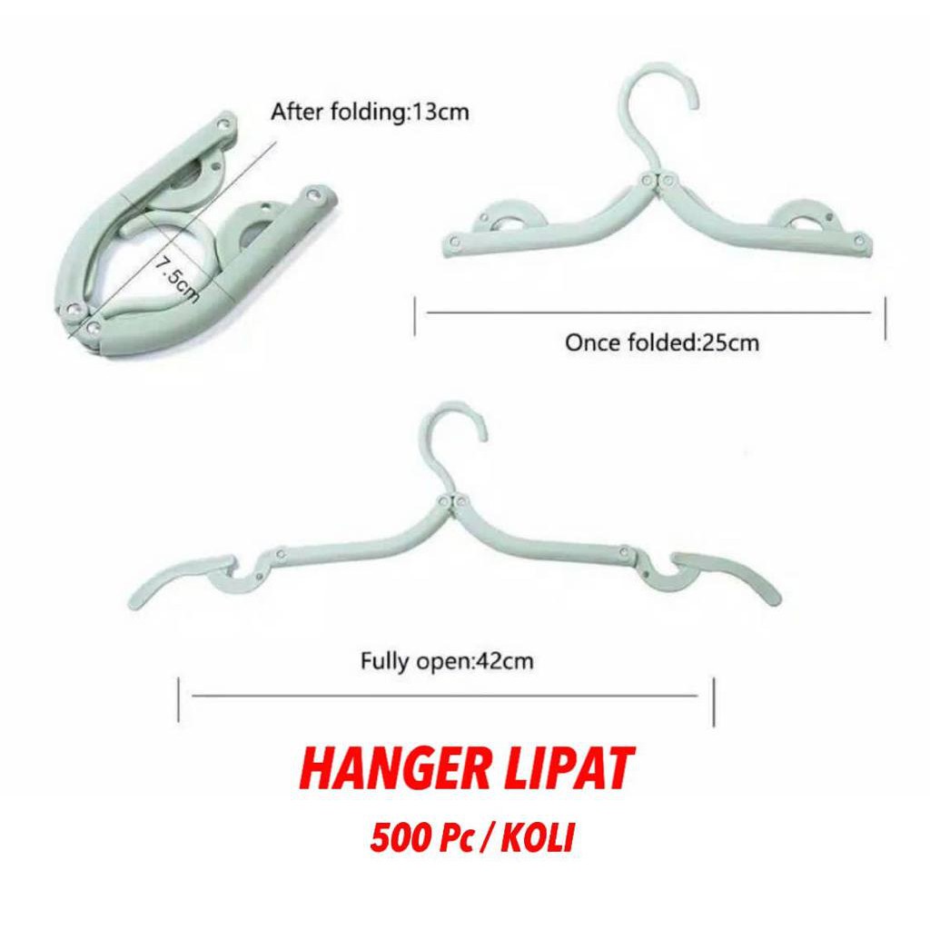 Hanger Lipat/ gantungan baju Plastik/Gantungan / gantungan plastik / gantungan warna [pm]