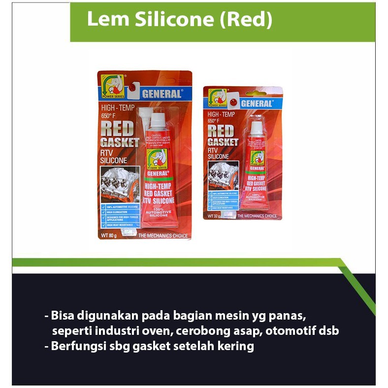

Lem Silicone (Red) / Lem Auto Silicone / Lem Gasket