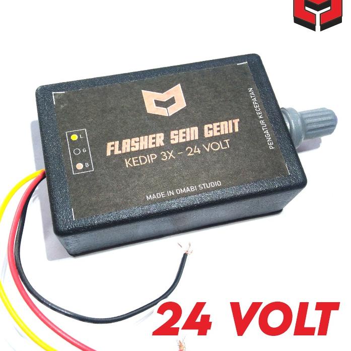 Harga Murah.. FLASHER SEIN GENIT 3X TERBARU 3 KAKI KECEPATAN KEDIP SEIN BISA DI ATUR 12 & 24 VOLT MO