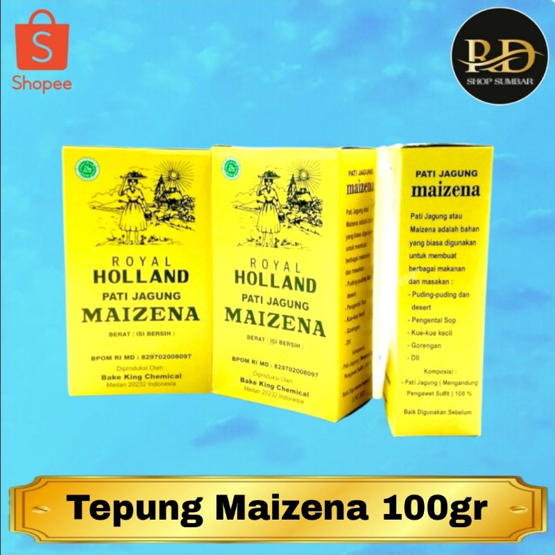 

Tepung Maizena Holand 100 Gram | Royal Holland Pati Jagung