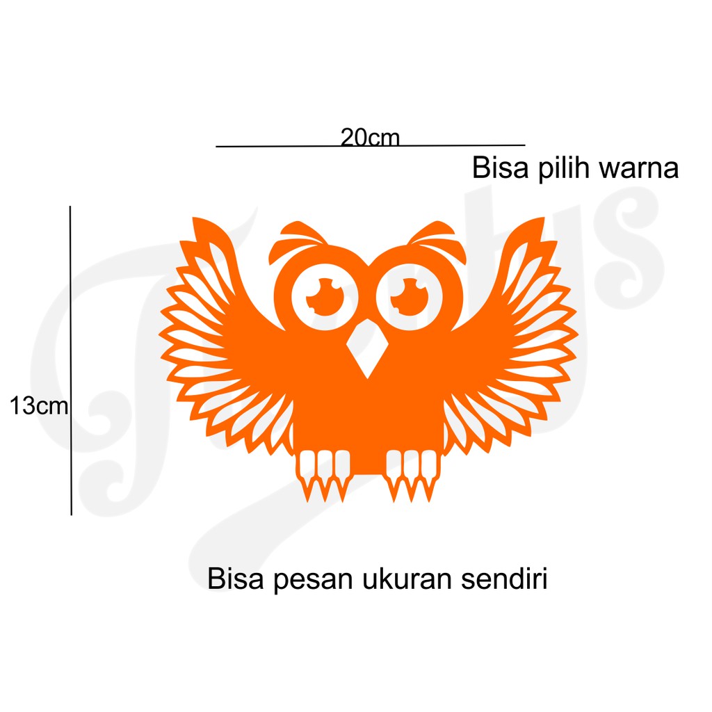 

STIKER BURUNG HANTU CUTTING BISA DITEMPEL DIMANAPUN