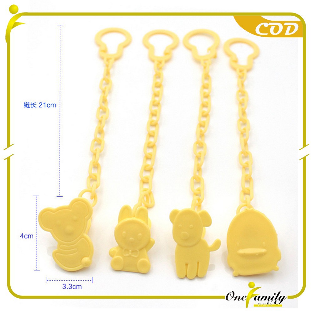 ONE-C43 Tali Gantungan Empeng Baby / Klip Rantai Penjepit Dot Bayi / Teether Clipper Pacifier Holder-7