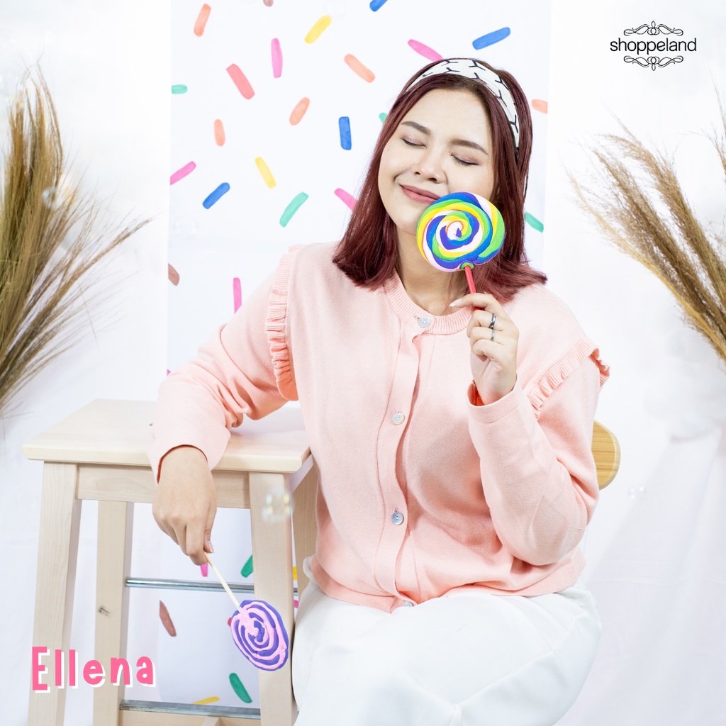 NEWSHOPPELAND - Ellena Cardi Rajut Cotton Premium