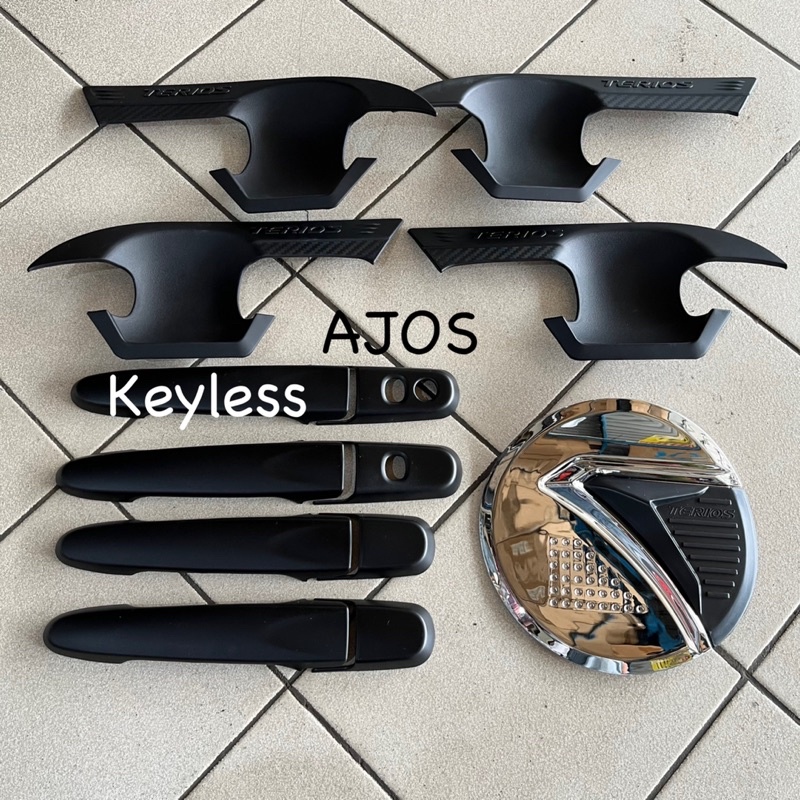 Paket Handle Outer All New Terios Hitam Type Keyless Tutup Tangki