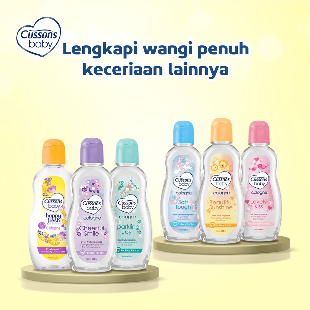 Cussons Baby Cologne Beautiful Sunshine - Minyak Wangi Bayi 100ml