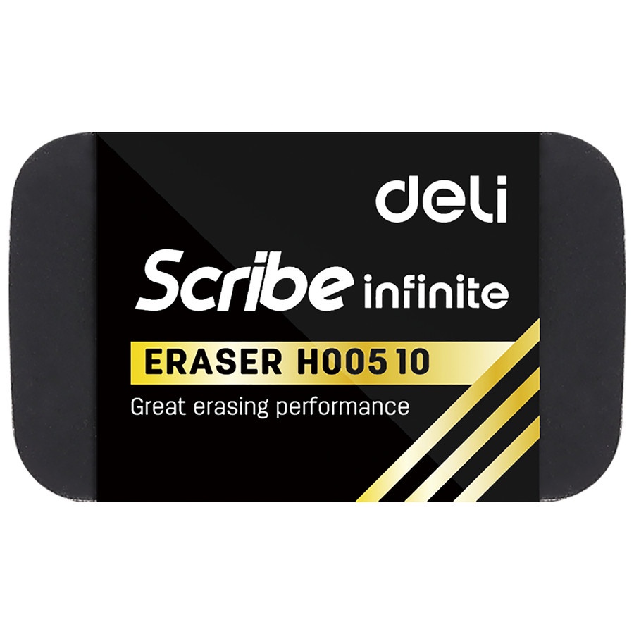 

Deli | Penghapus Ujian (Exam Eraser) Scribe Infinite | H00510 | Hitam