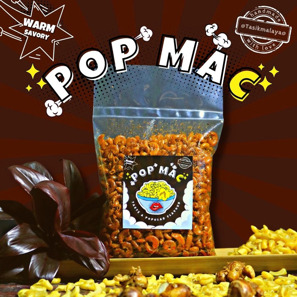 Jual Makaroni Makaroni Pedas Pop Macaroni Warm Savory Kencur 200 Gr