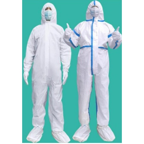 APD Hazmat Kodaichi Bahan Microporous IJIN KEMENKES RI AKD / Pakaian Alat Pelindung Diri / APD