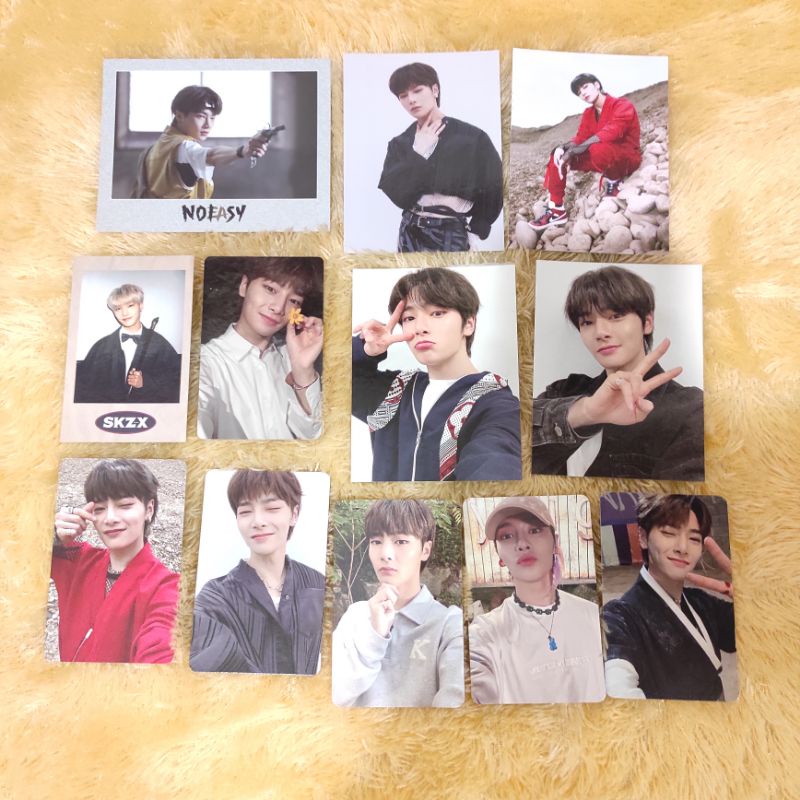 Stray Kids I.N Photocard Noeasy Polaroid Synnara SKZX Merch Limited Stay In London Sticker SKZ Jeong