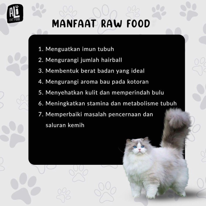 raw food - ali cat food - rabbit u0026 duck - makanan kucing  Shopee 