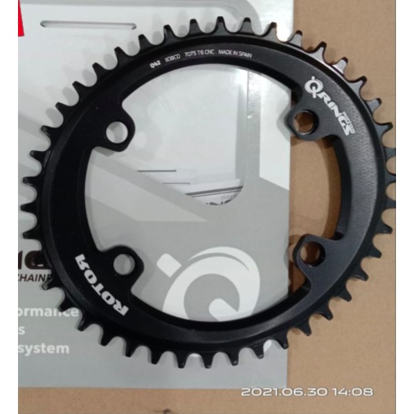 Chainring Rotor Oval Qring For Single Chainring 42T BCD 110X4
