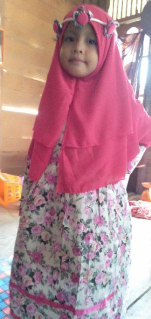 Terlaris New Zarra Kids  (busana Muslim,couple Syari Ibu Anak,batik Dan Sarimbit#pesanan Seragam)
