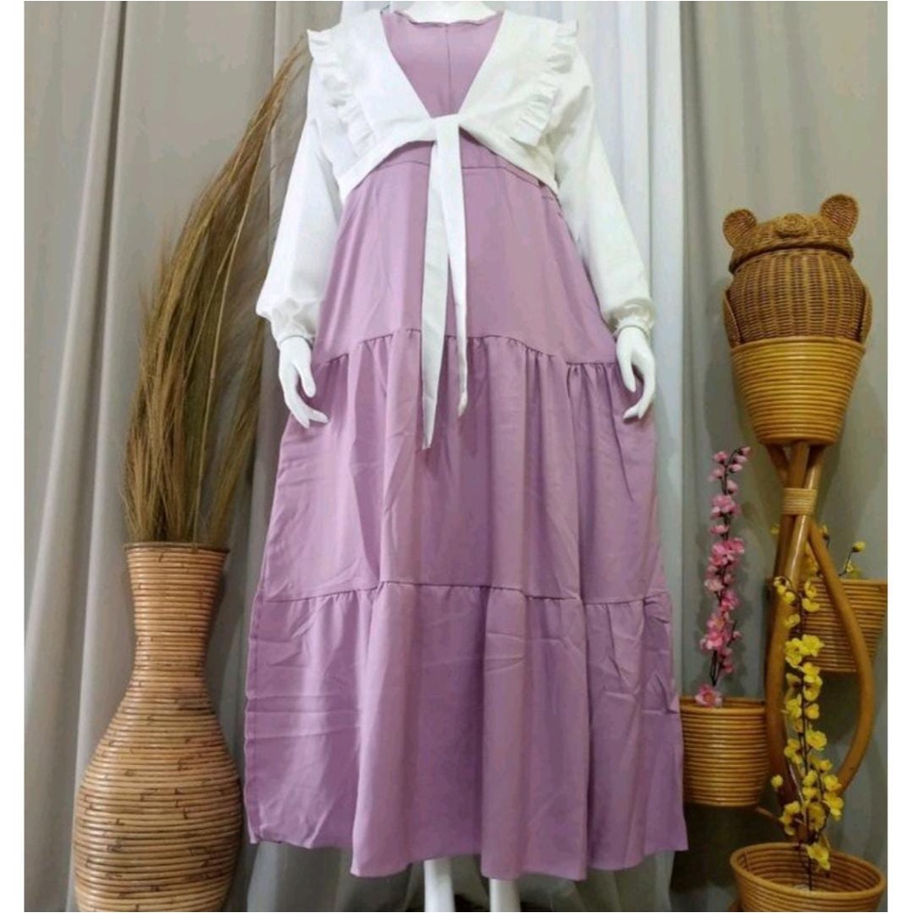 shakila gamis/setelan 2in cardingan/dress wanita-5