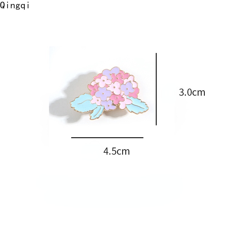 Bros Pin Enamel Bentuk Bunga Matahari Mawar Peony Camellia Untuk Pakaian