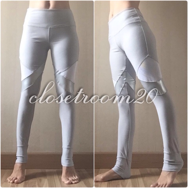 X Gottex Legging ( Light Grey - Silver Paneled & Mesh )