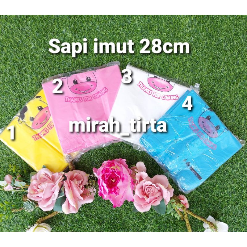 

500 gr 28cm Kantong kresek motif SAPI IMUT 28CM KANTONG MOTIF . KANTONG KRESEK MOTIF OLSHOP ONLINE