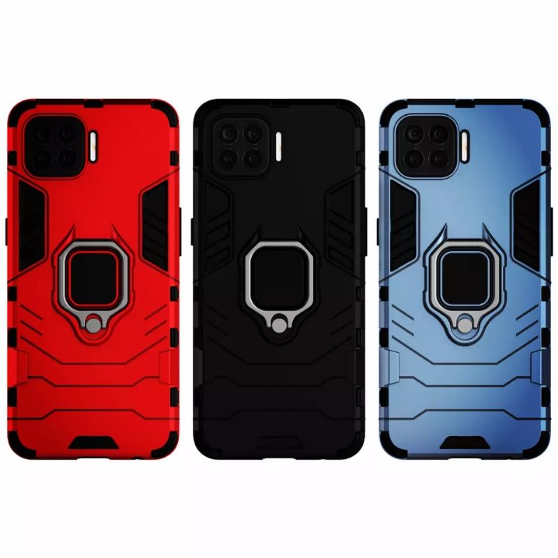 Hard Case Oppo Reno 4F Iron Case Panther Predators Hybrid