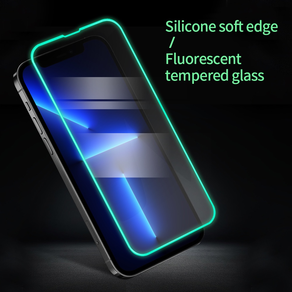 1pc Pelindung Layar Tempered Glass Luminous Untuk VIVO S1 S5 S6 S7 S9 S10 S12 X21S X23 X27 X30 X50 X60 X70 S9E S10E IQOO 8 9 5 U1 NEO U3 Ux 5G 6