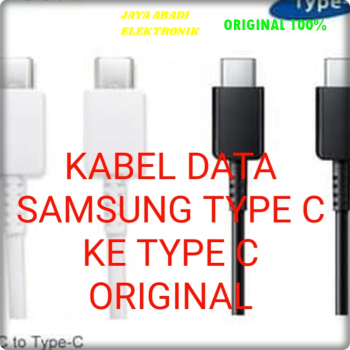 J04 ORIGINAL KABEL DATA SAMSUNG 3A TYPE C TO C FAST CHARGING KABEL CHARGER  FLASH CASAN handphone androit universal multi adaptive charge quallcomm volt gadget BISA SEGALA GADGET YANG MENGGUNAKAN SOKET TYPE C BARANG BERKUALITAS DAN KABEL SUPPORT FAST CHA