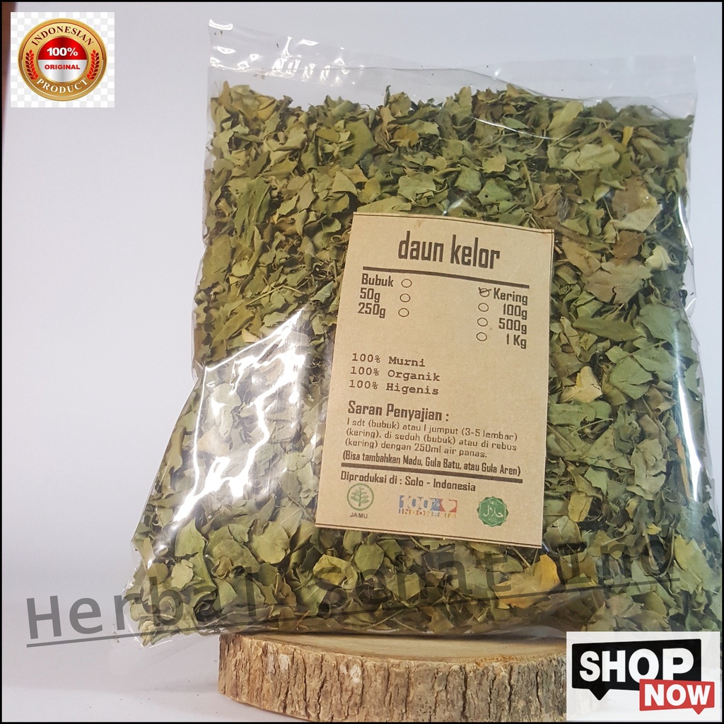 

DAUN KELOR KERING 100gr - MORINGA - MURNI
