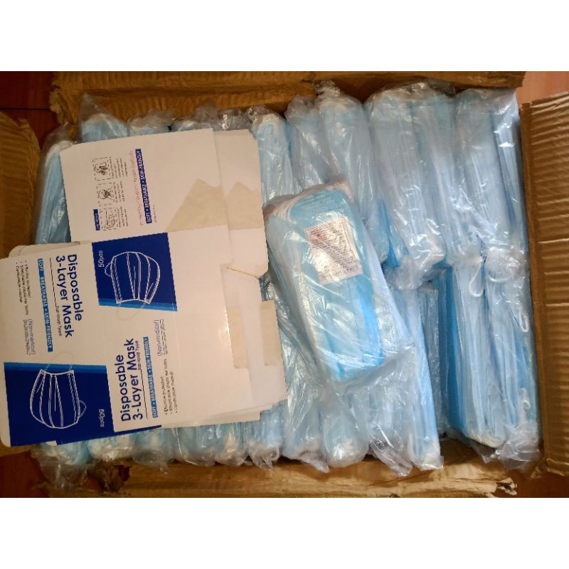 GROSIR MASKER EARLOP BIRU