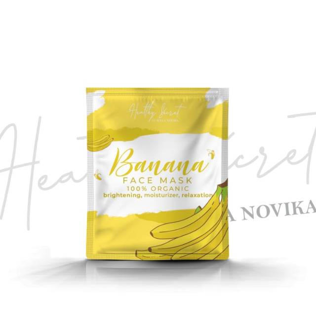 MASKER WAJAH ORGANIK HEALTHY SECRET BANANA