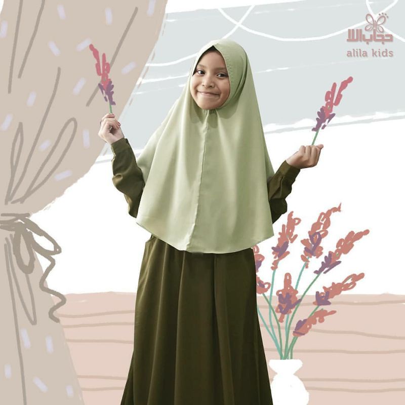 Khimar Yaumi Wollpeach⁣⁣⁣⁣⁣⁣ / Khimar Yaumi Kids / Alila Kids