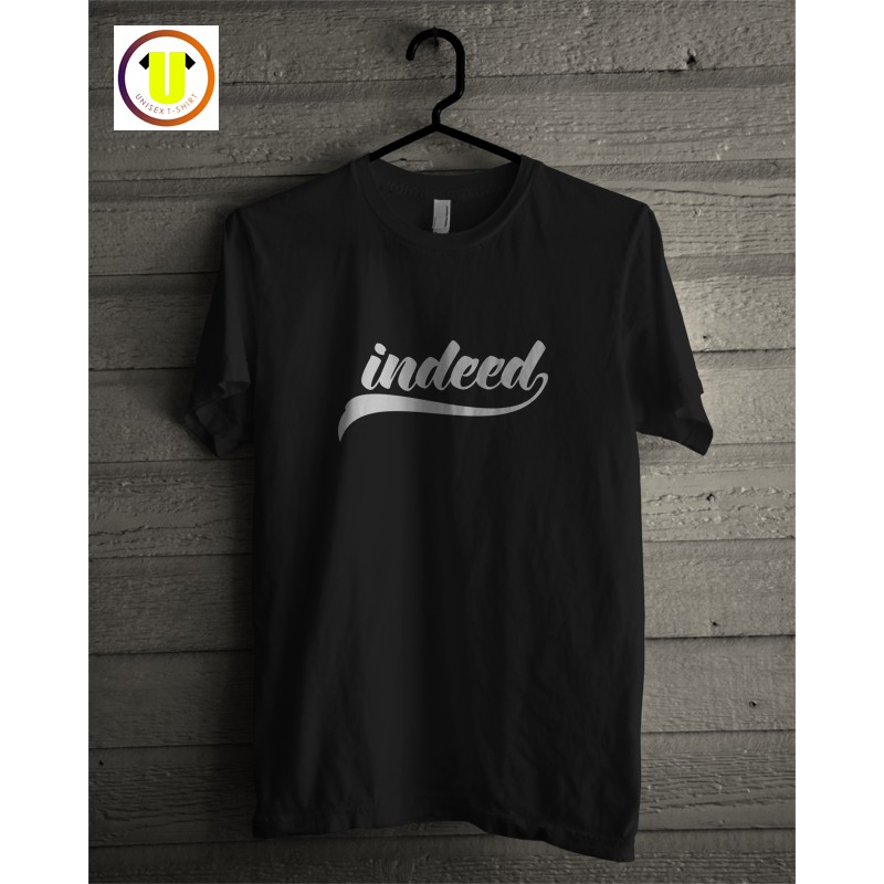 Kaos Font Desain Indeed