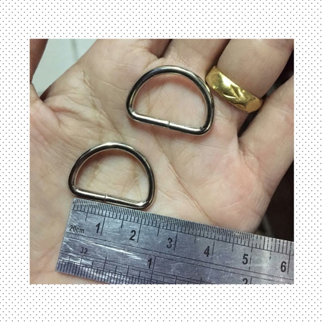 Ring D 2cm tipis 12pcs
