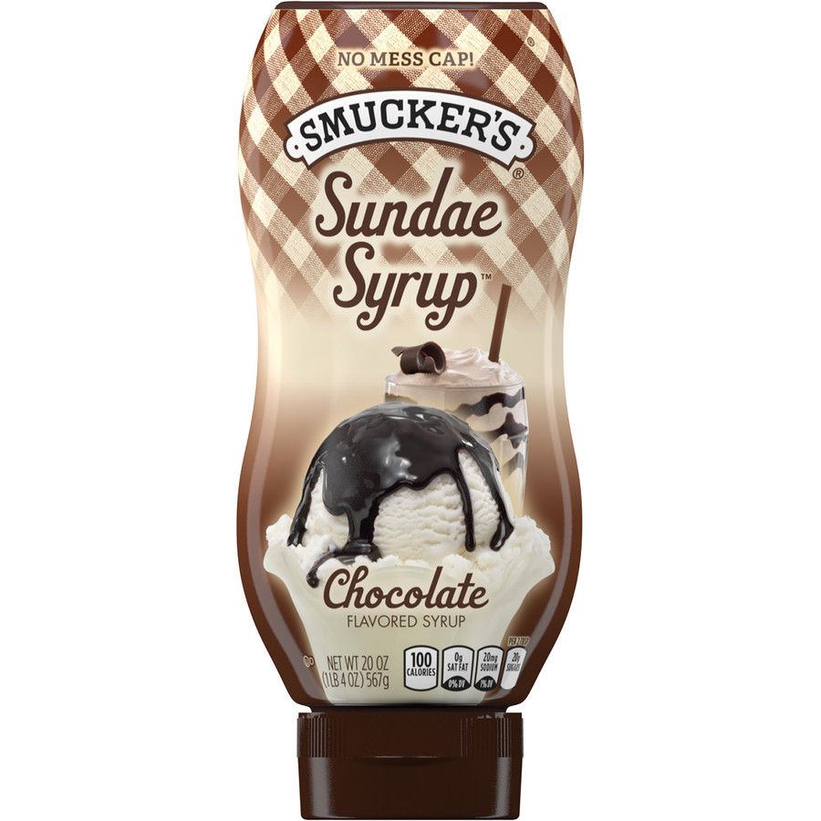 

SMUCKERS Chocolate Sundae Syrup 560g - Topping Dessert Rasa Cokelat