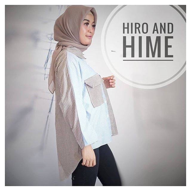 Ruby Top Biru || Blouse Murah || Baju Wanita Murah || Blouse Katun Premium || Atasan Wanita Murah