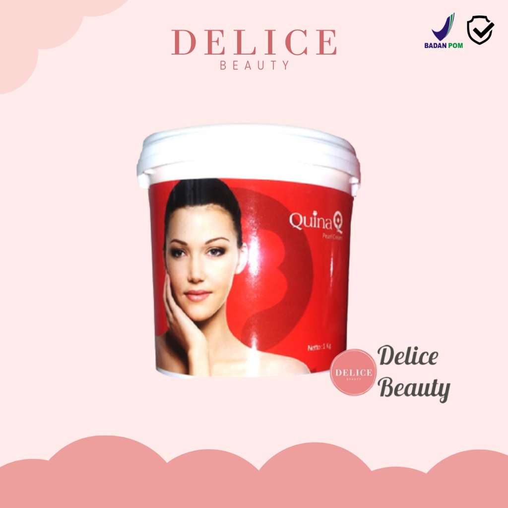 Quina Pearl Cream Original//Cream Quina 1kg//Quina BPOM
