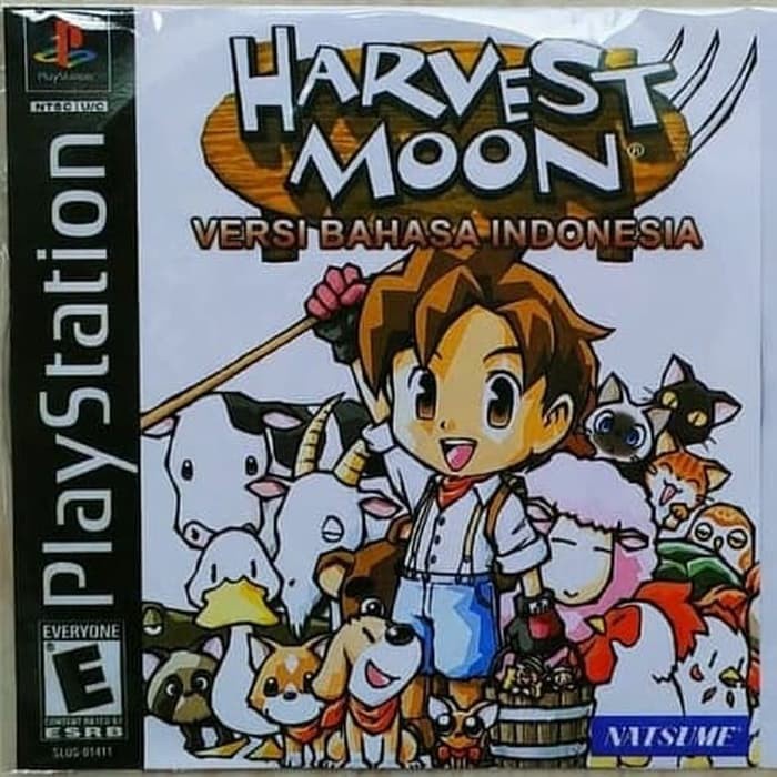 KASET CD GAME PS1: HARVEST MOON BAHASA INDONESIA