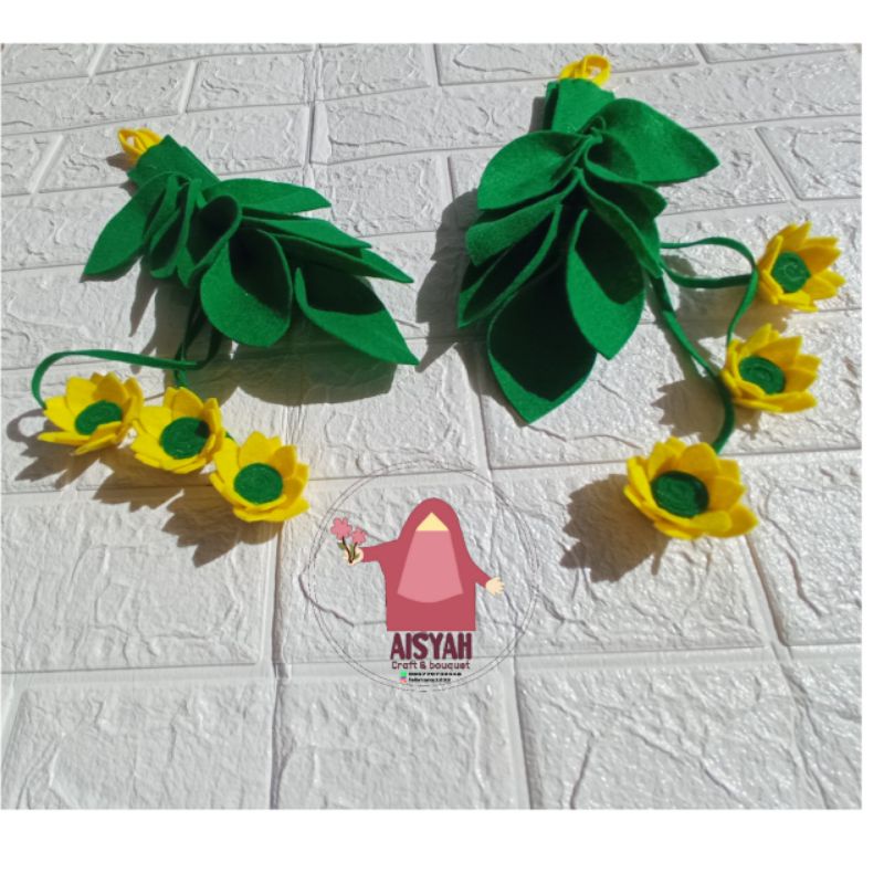 Ikat Gorden Flanel Daun