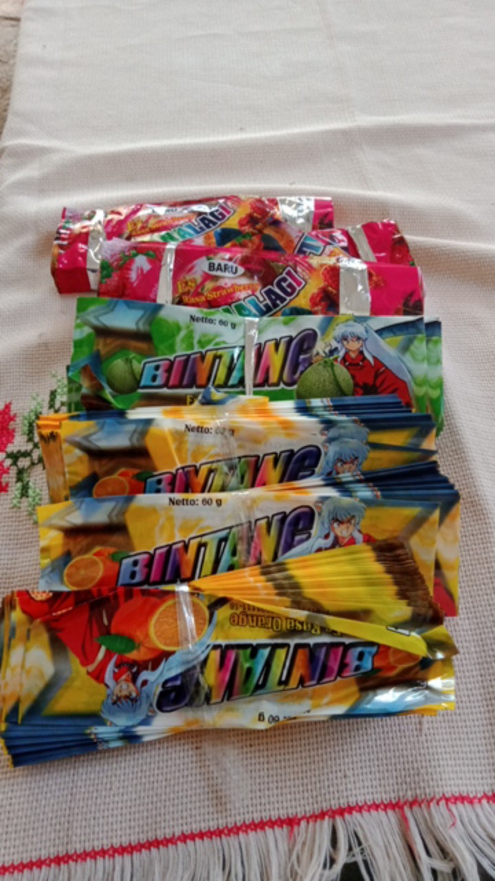 Plastik Es Loli Bintang / Jual Plastik Ice Cream / Distributor Plastik Es Mambo / Bungkus Es Krim