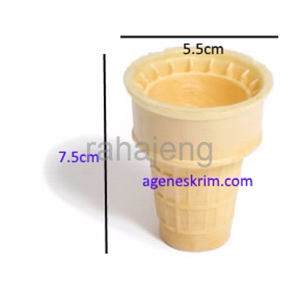 

CONE es krim model MCD 75rb isi 300pcs