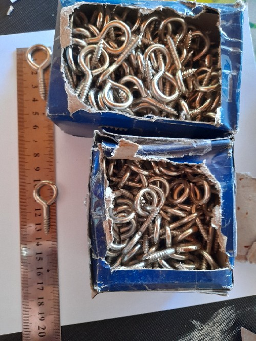 Sekrup Tanda Tanya No 10 / Screw Hook No 10 / Hook Tutup No 10