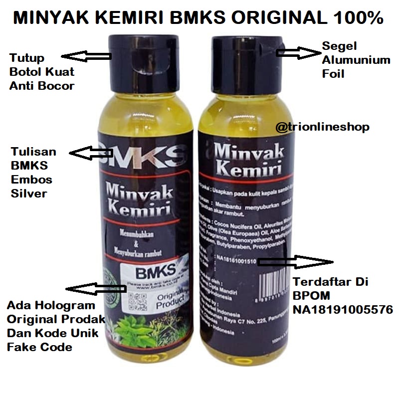 Jual Bmks Original Bpom Minyak Kemiri Black Magic Minyak Kemiri Original Uang Kembali