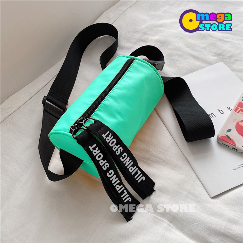 Tas Selempang Pria Wanita Sling Bag Duffle Tas Travel Bag Unisex Tas Olahraga Tas Kekinian Trendy - 199