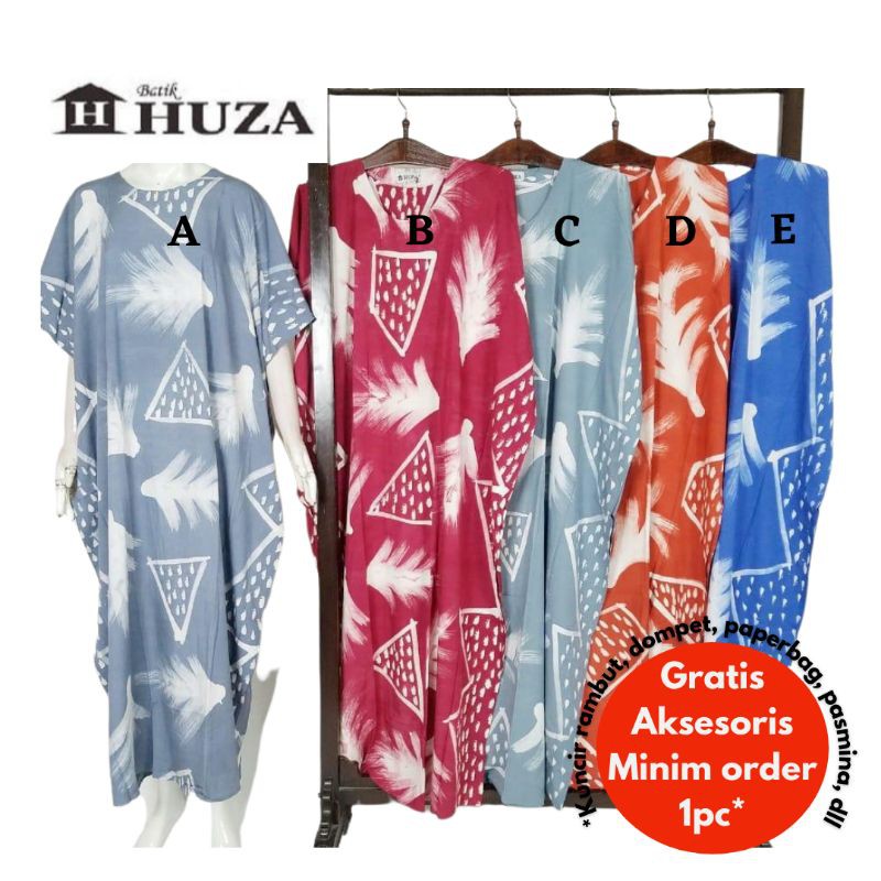 LK Batik Huza / longdress kalong lowo kelelawar grosir batik Pekalongan