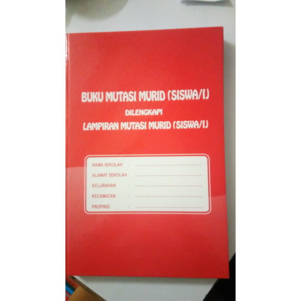 BUKU MUTASI MURID DAN LAMPIRAN k13