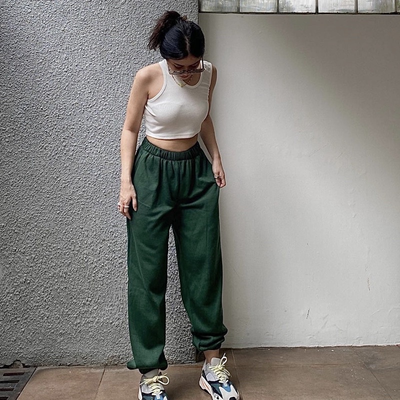 Sweatpants / Jogger/ Celana Panjang Forest Green