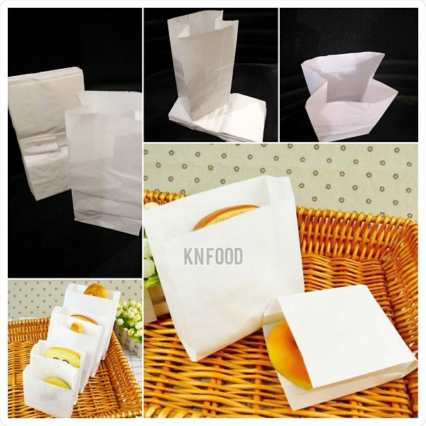 

✨ BISA COD ✨ Kantong 1000 Lembar Paper Bag Putih/Kantong Kertas Putih unt Burger