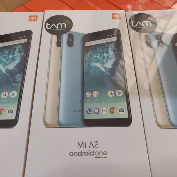New Xiaomi Mi A2 Ram 4gb Internal 64gb garansi Resmi 100% Original Tam 1 Tahun