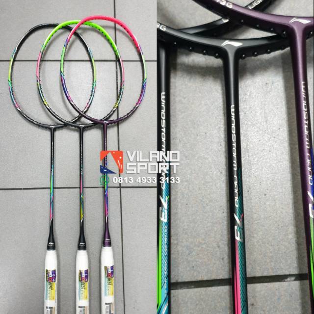 RAKET BADMINTON LINING WINDSTORM NANO 73 Shopee Indonesia
