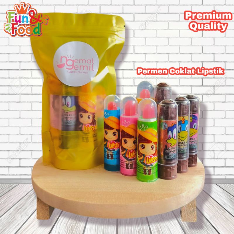 

Permen & Coklat Lipstik Mixed / Permen & Coklat Bentuk Lipstik Mixed | Permen Viral - Permen Termurah