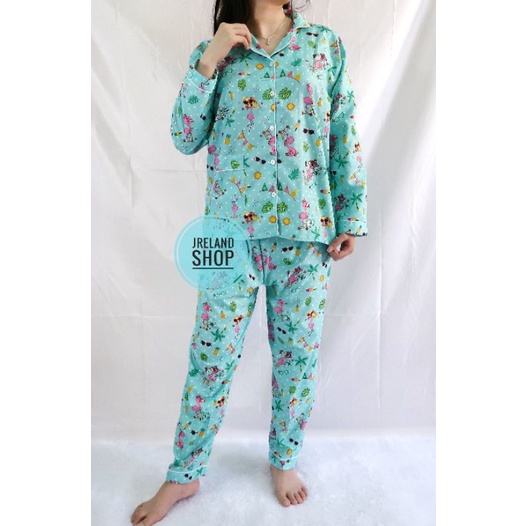 PIYAMA DEWASA BTS / BT21 HP/CP/PP-PP FLAMINGO TOSCA