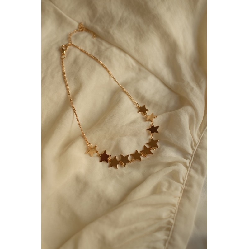 Ark.co - Stellar Star &amp; Leaf necklace kalung daun rumbai